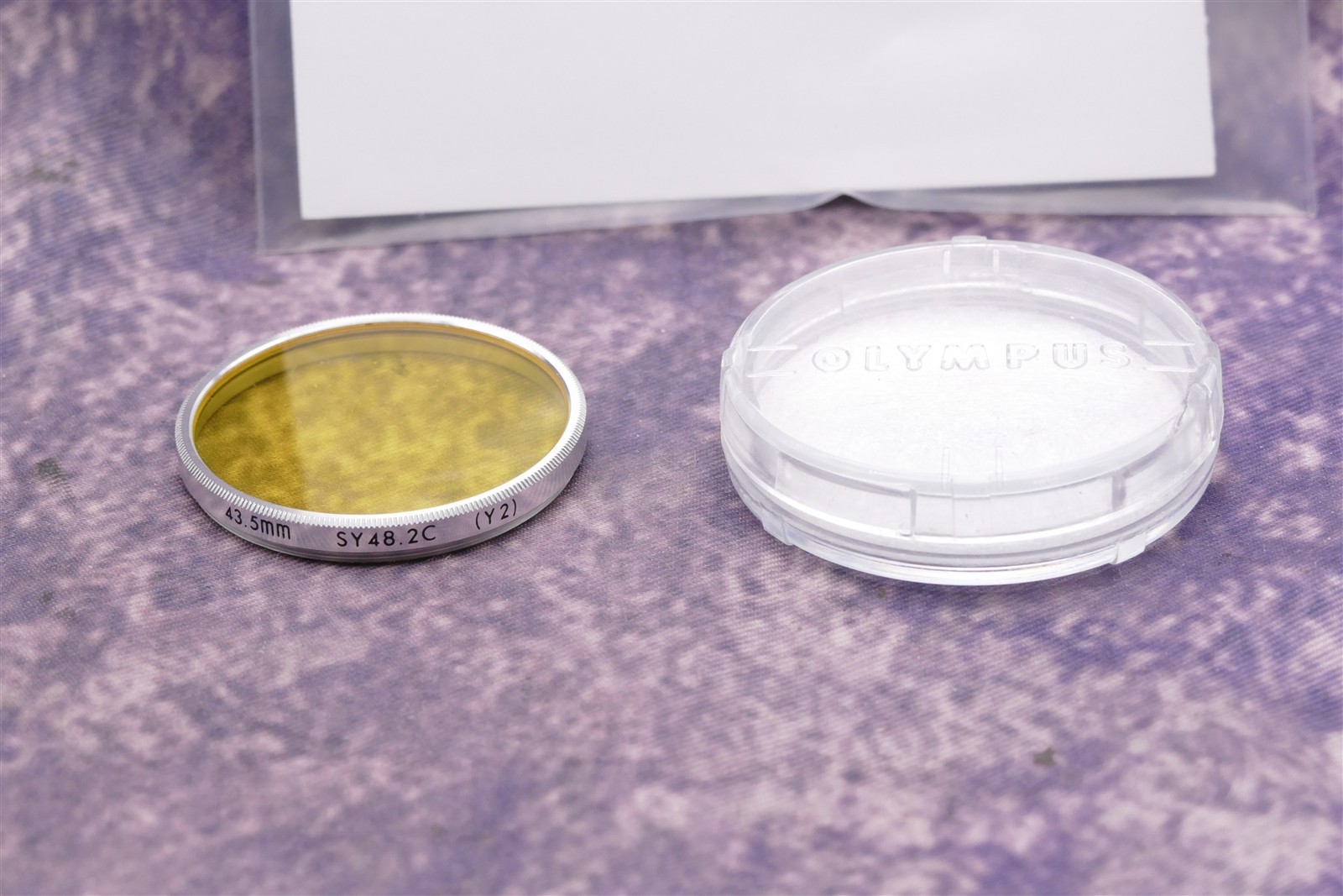 Olympus 43.5mm SY48.2C Yellow Filter with Plastic Case