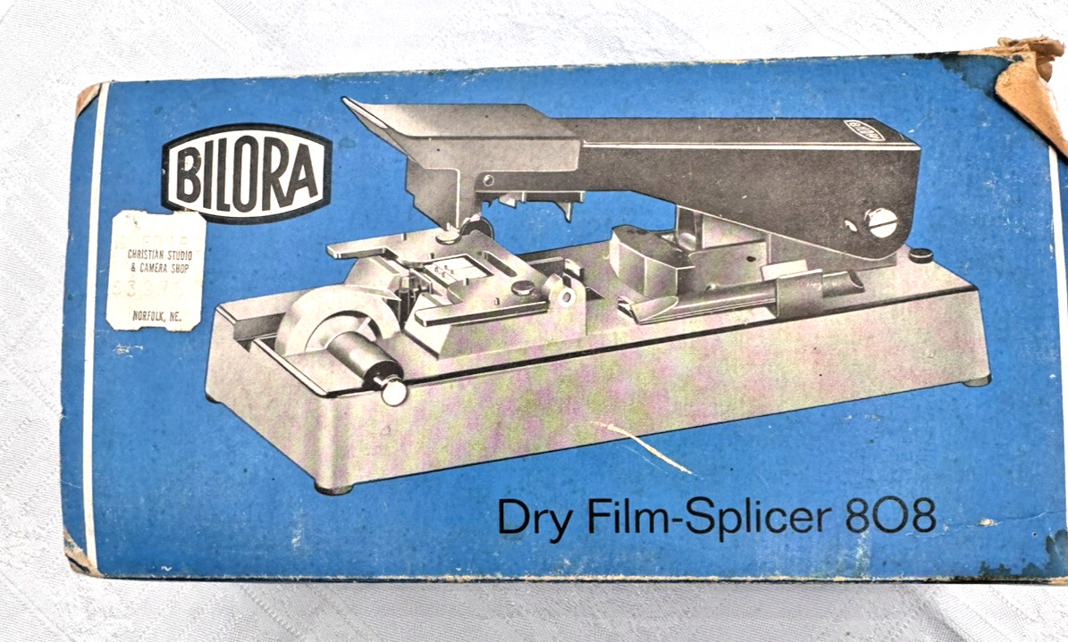 Bilora Dry Film Splicer 808 West Germany Super 8 Single 8 Vintage Still Sealed