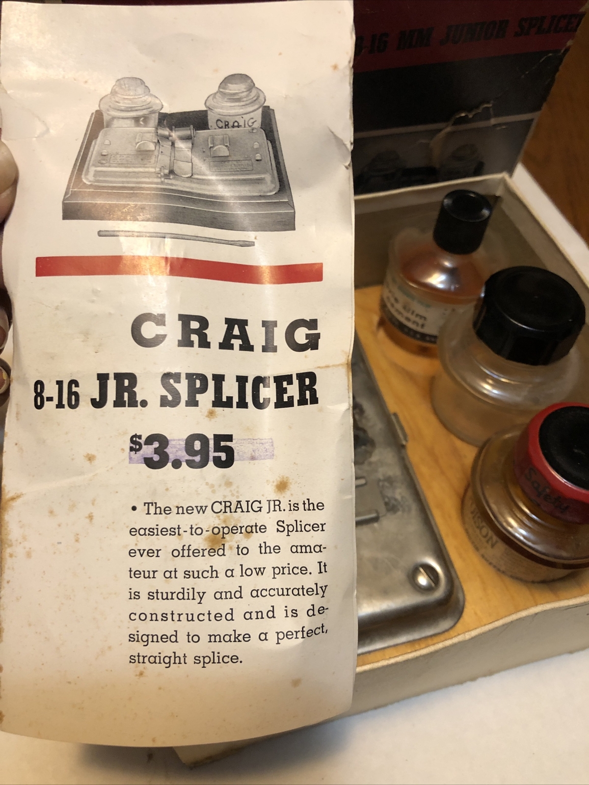 Vintage Craig Junior Splicer 8mm or 16mm W/ Box, Los Angeles