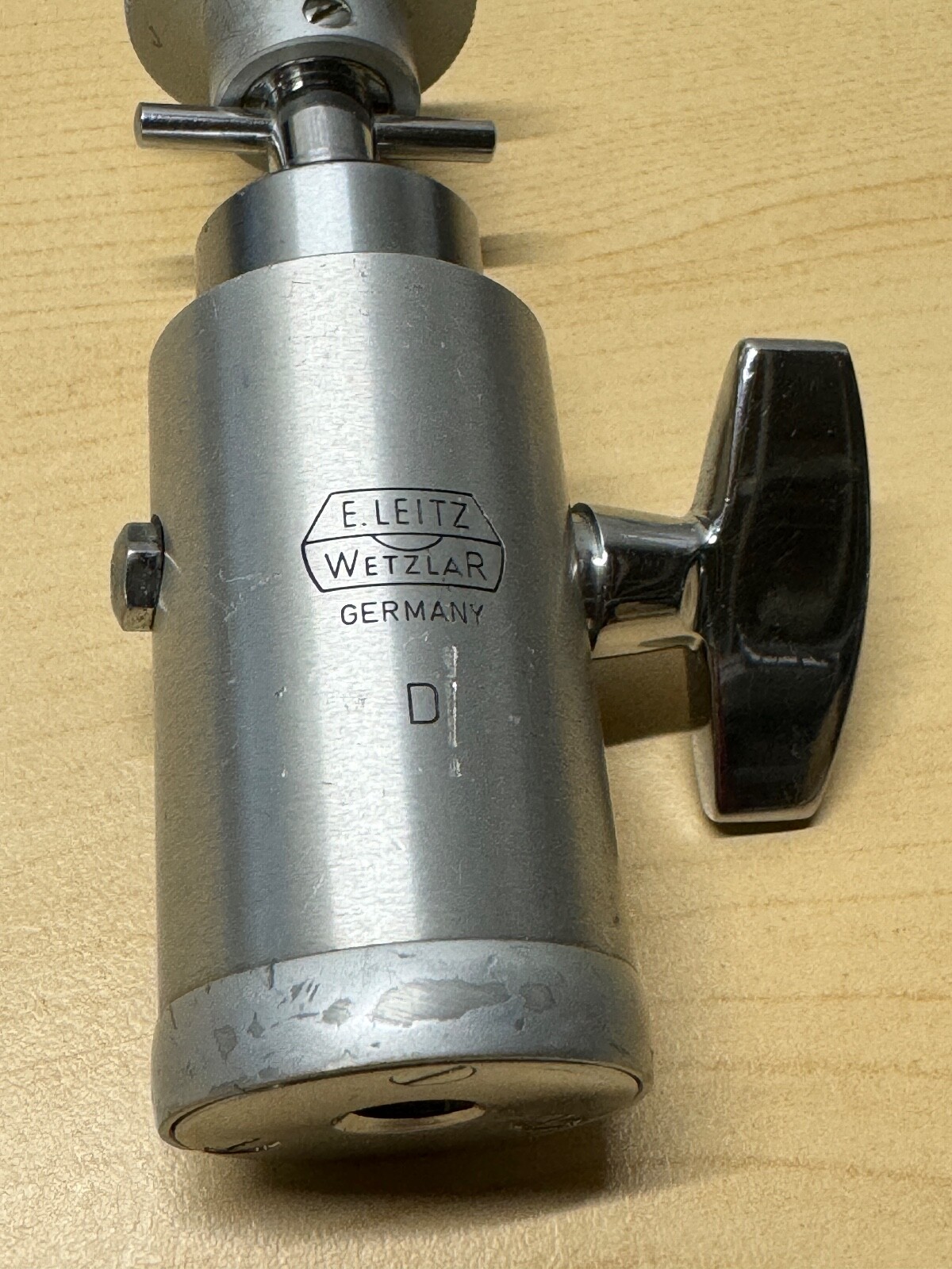 Leica 14168 Ball Head Tripod Mount in Box, Leitz Wetzler Germany (AE63)