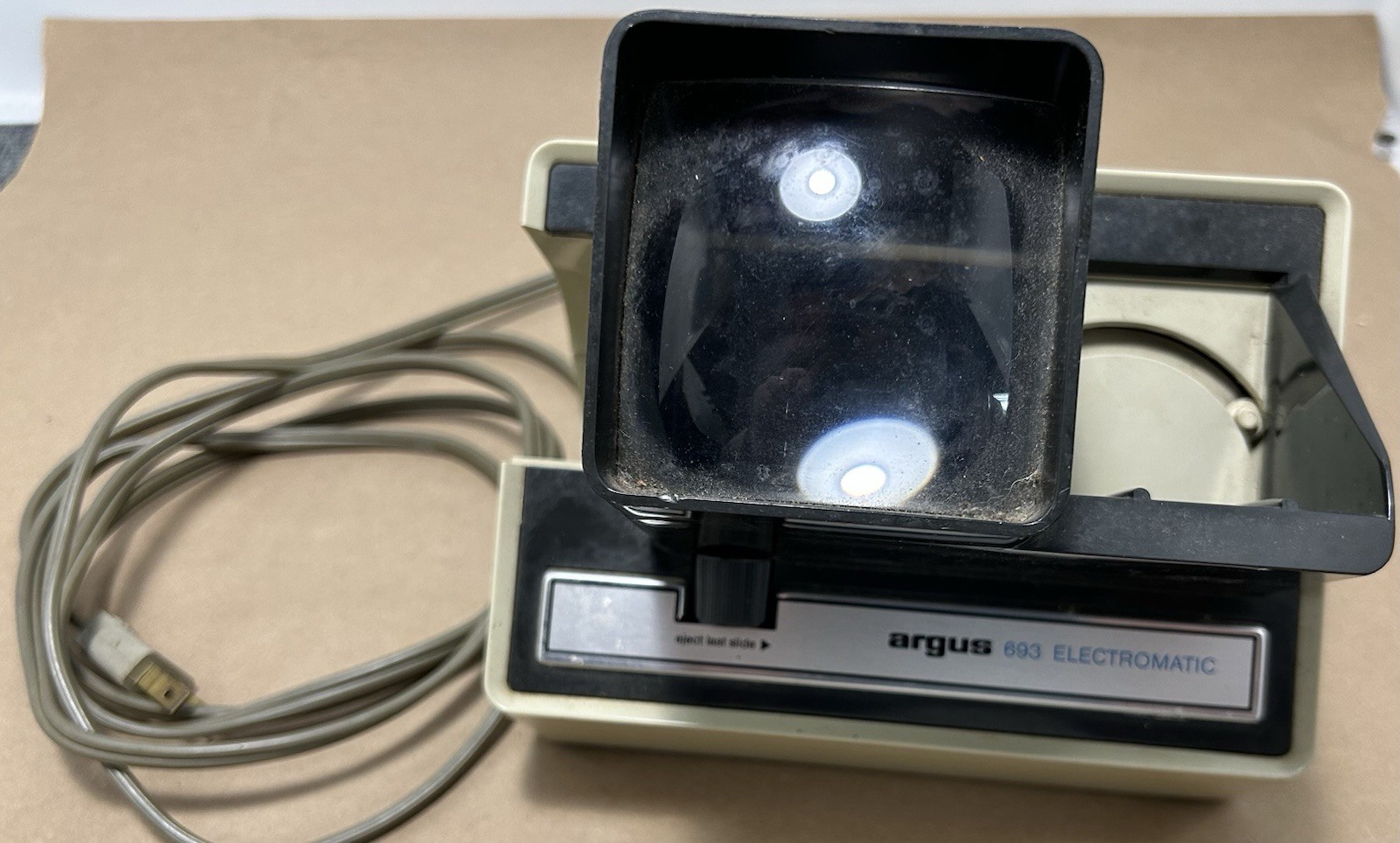 VINTAGE ARGUS 693 ELECTROMATIC SLIDE SORTER VIEWER