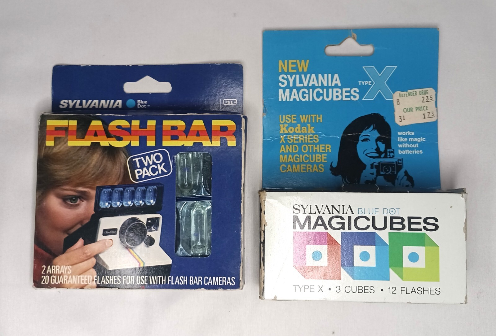 Vintage Flash Bulbs for Cameras Lot of 3