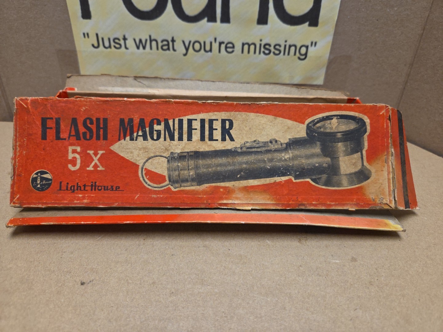 Vintage Light House 5X Flash Magnifier *SEE PICS
