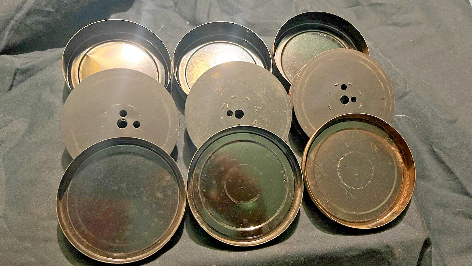 100′ 16 mm reels and cans