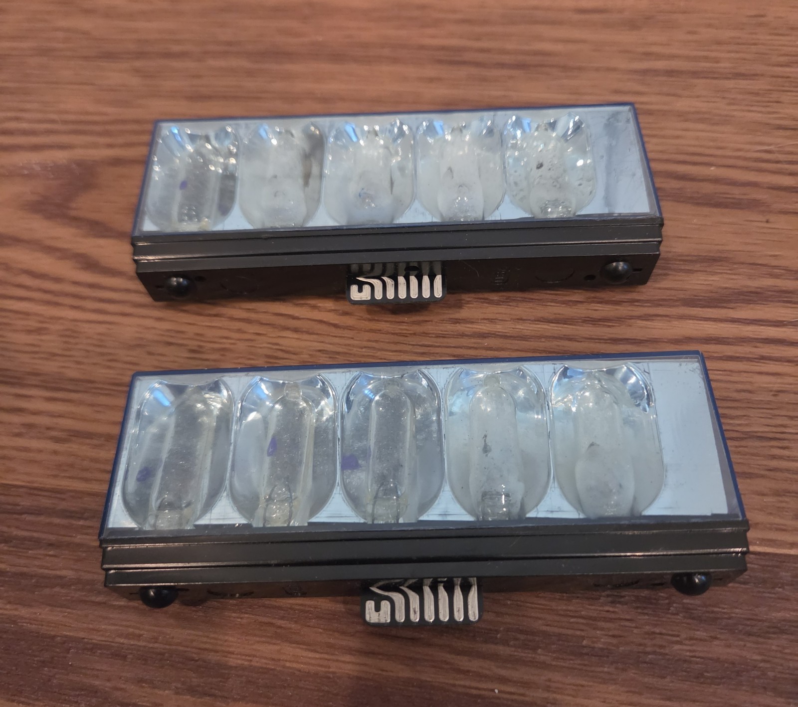 Lot of 4 Vintage Polaroid FlashBar II SX-70 Flash Bars GE & Sylvania Untested