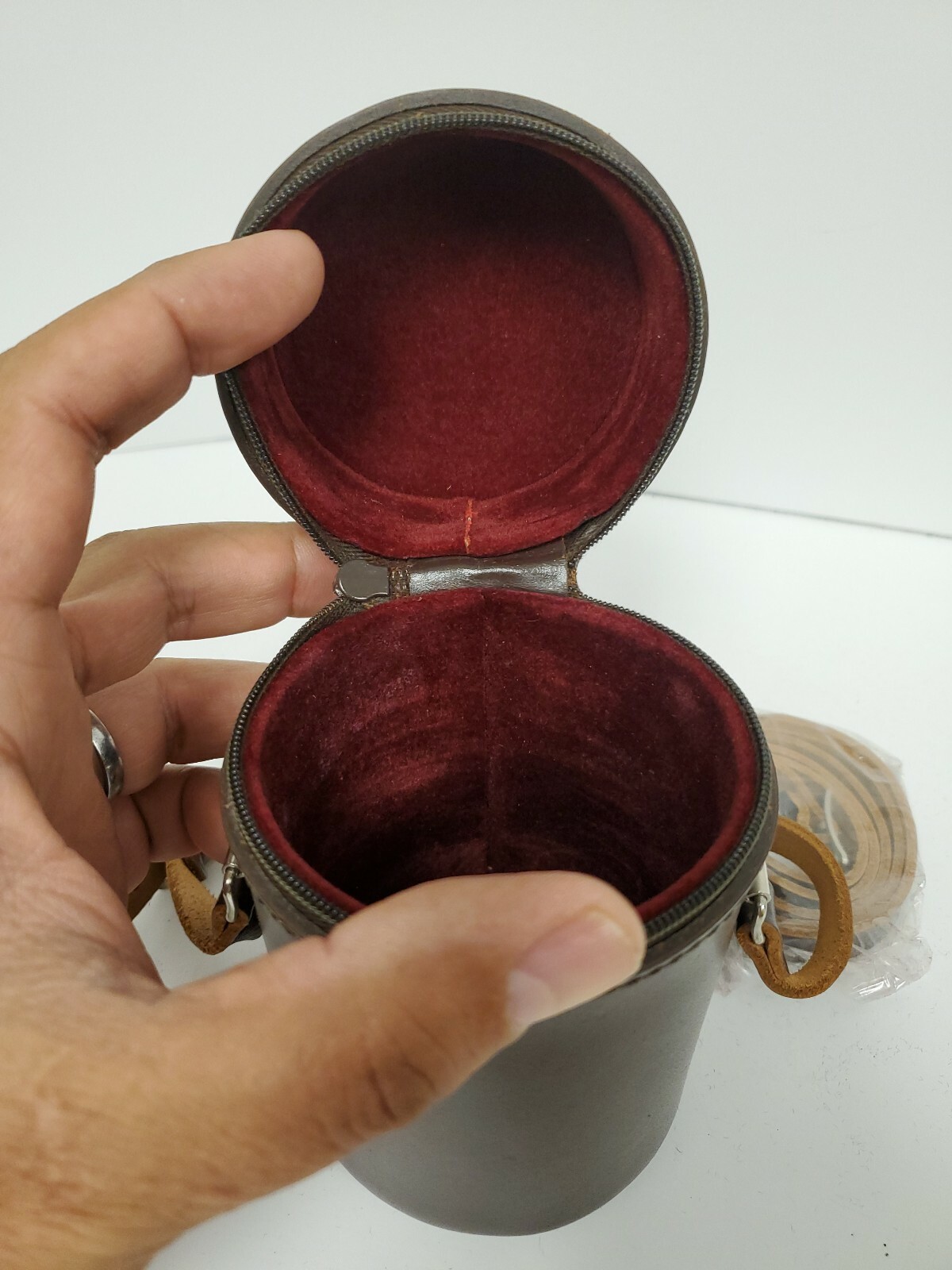 E. Leitz Leather NY #3 Brown