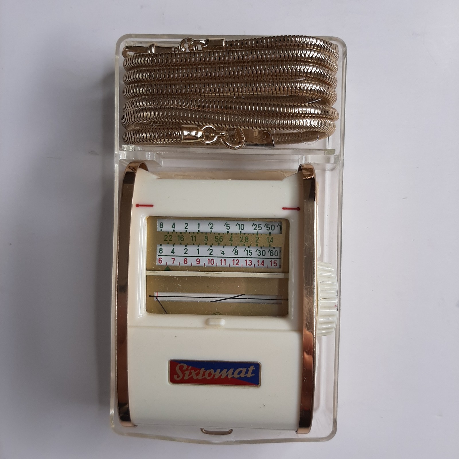 Gossen Sixtomat X 3 1954 Exposure Meter, Cable, Manual in Orig. Box Untested ZA8