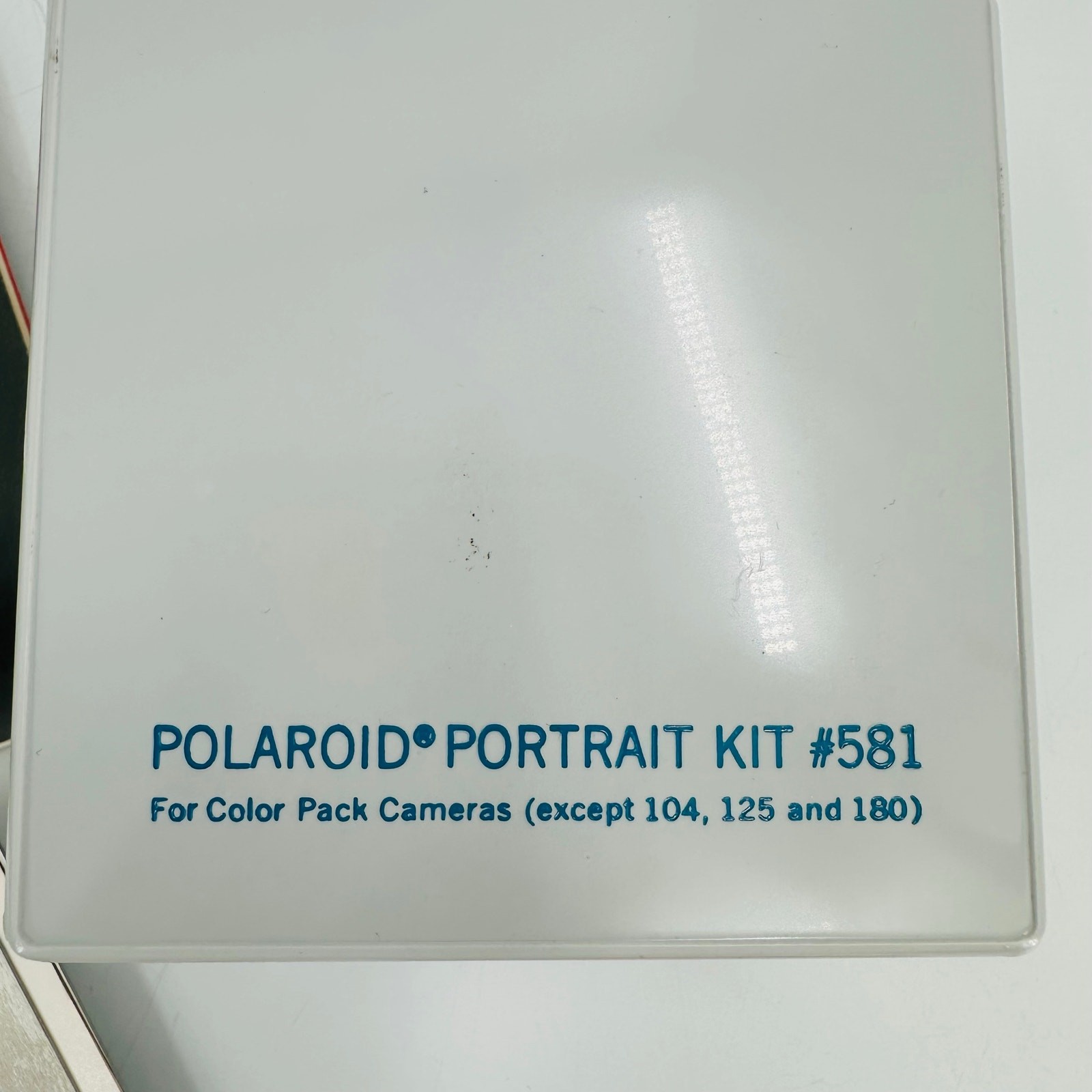 Vintage Polaroid Flash Gun 268 + Portrait Kit 581 + Film & Holder FP-100C + More