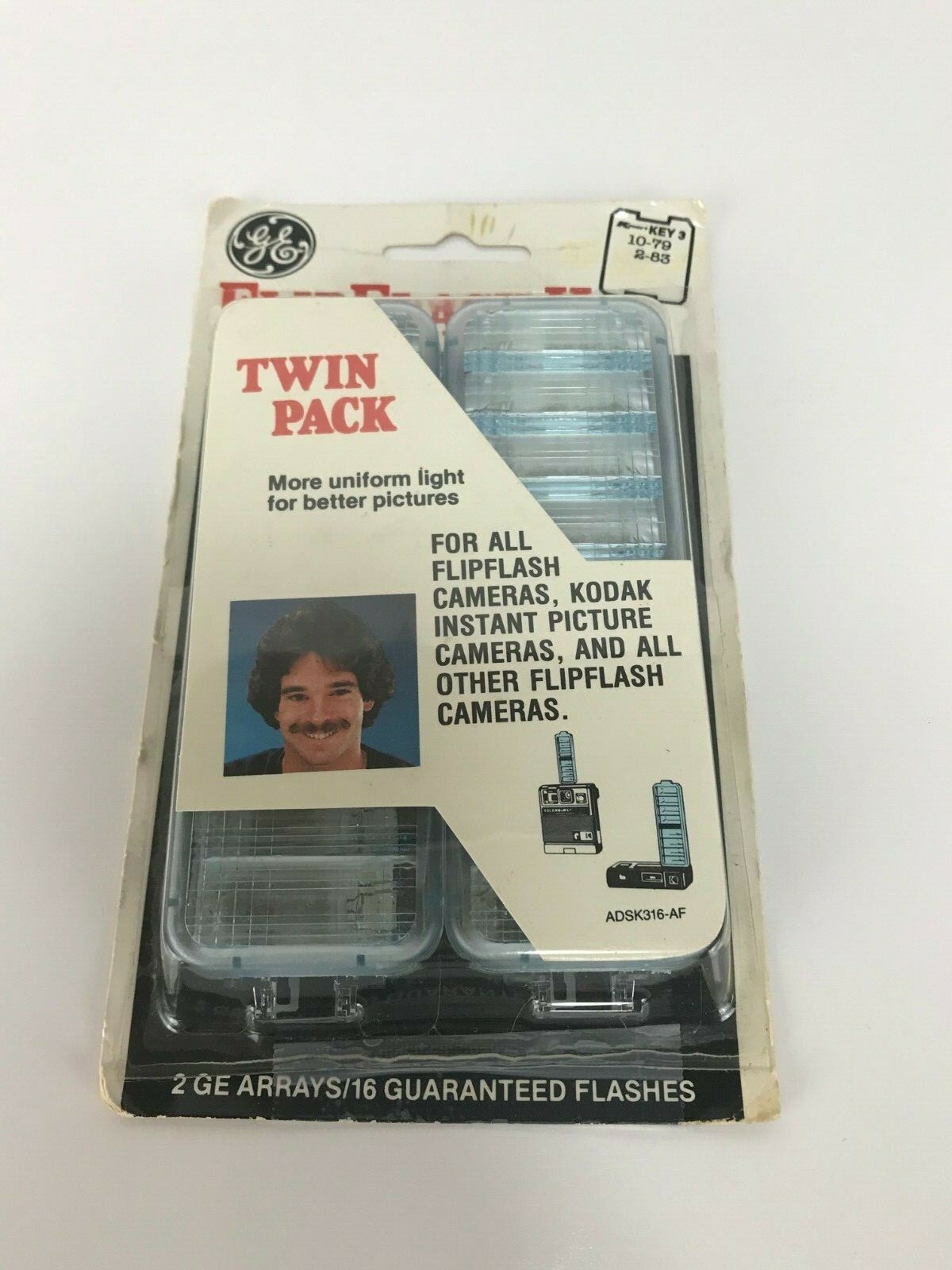 Vintage GE FlipFlash II Twin Pack Flip Flash Bulbs