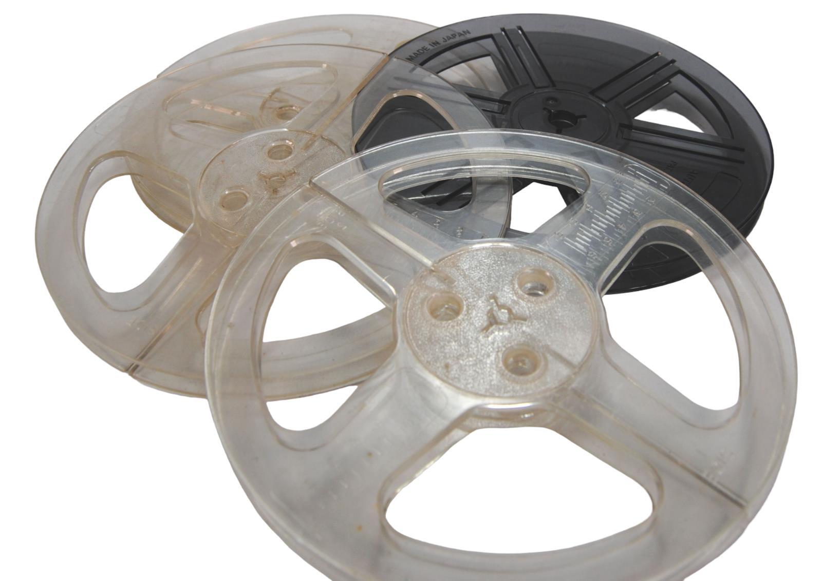 1x 7″ / 400FT 8mm Cine Film Reel Empty Take Up Spool Various Brand Free Clip