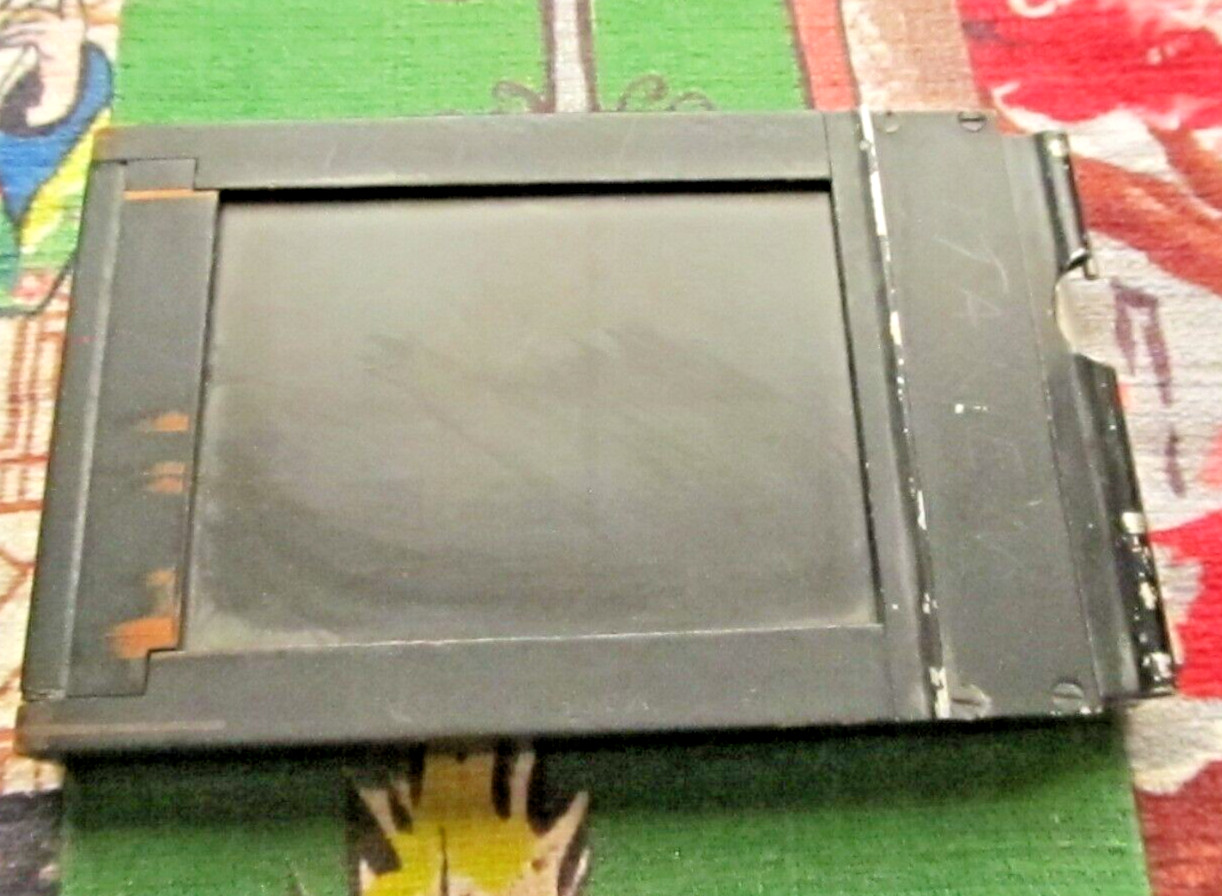 Antique Burke & James 2 1/4 x 3 1/4 photographic film holder plate
