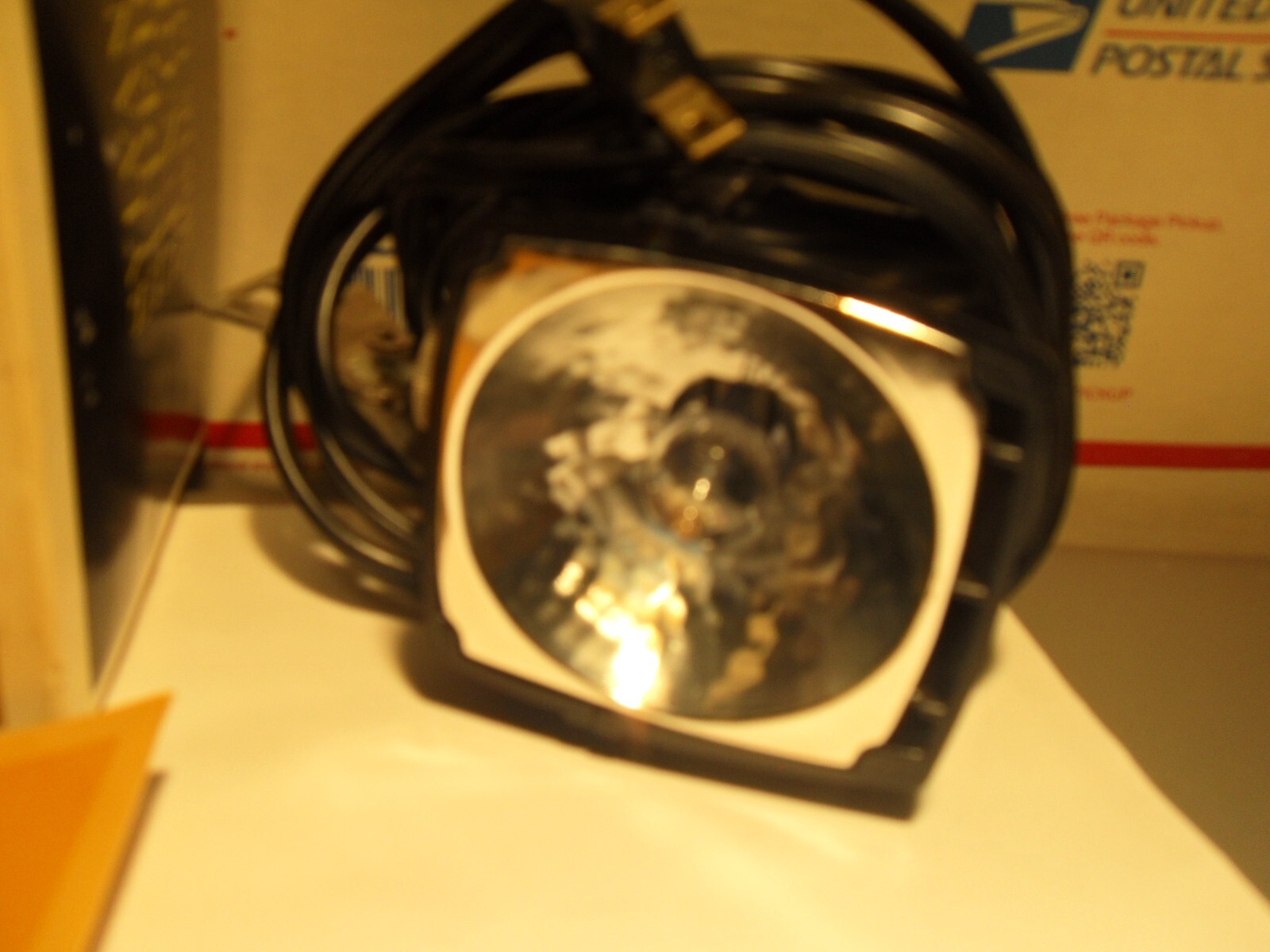 Vintage Sylvania Sun Gun S.G.VIII 650w 120v Tested Works W/ Extra Bulb & Box