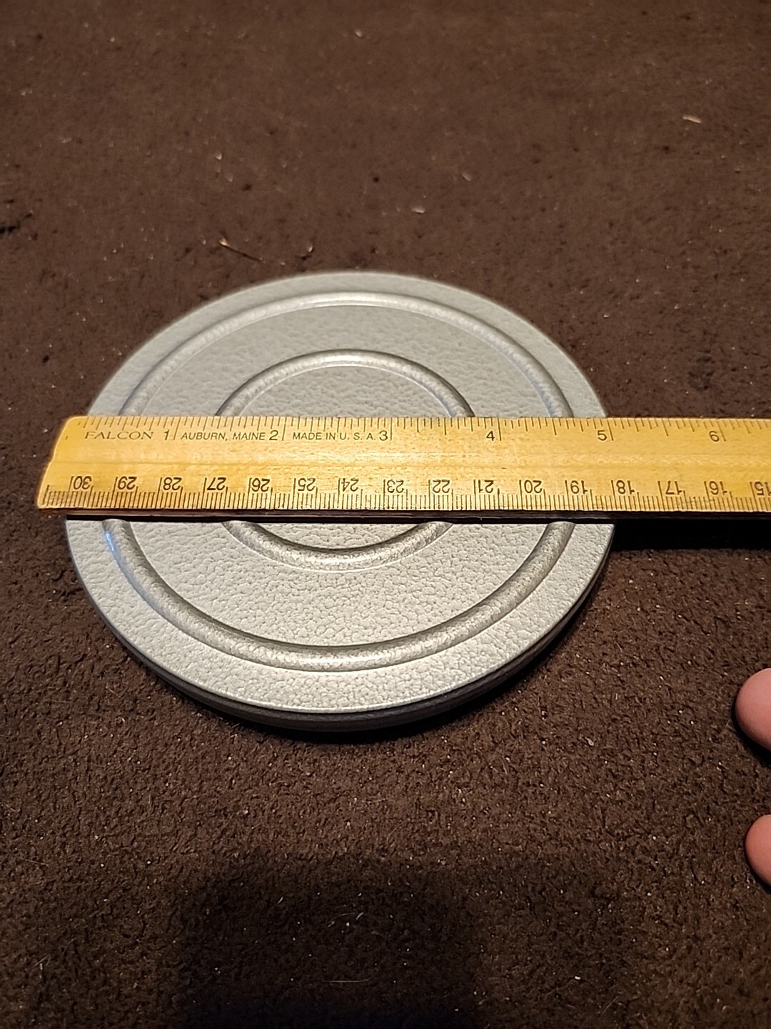 5″ 8mm Film Reel and Canister Kenco Burlington Wis 50 100 150 Marks.