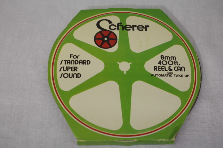 3 NOS Scherer 8mm Metal Film Reels NEW OLD STOCK Film Reel And Can Set 400 Ft