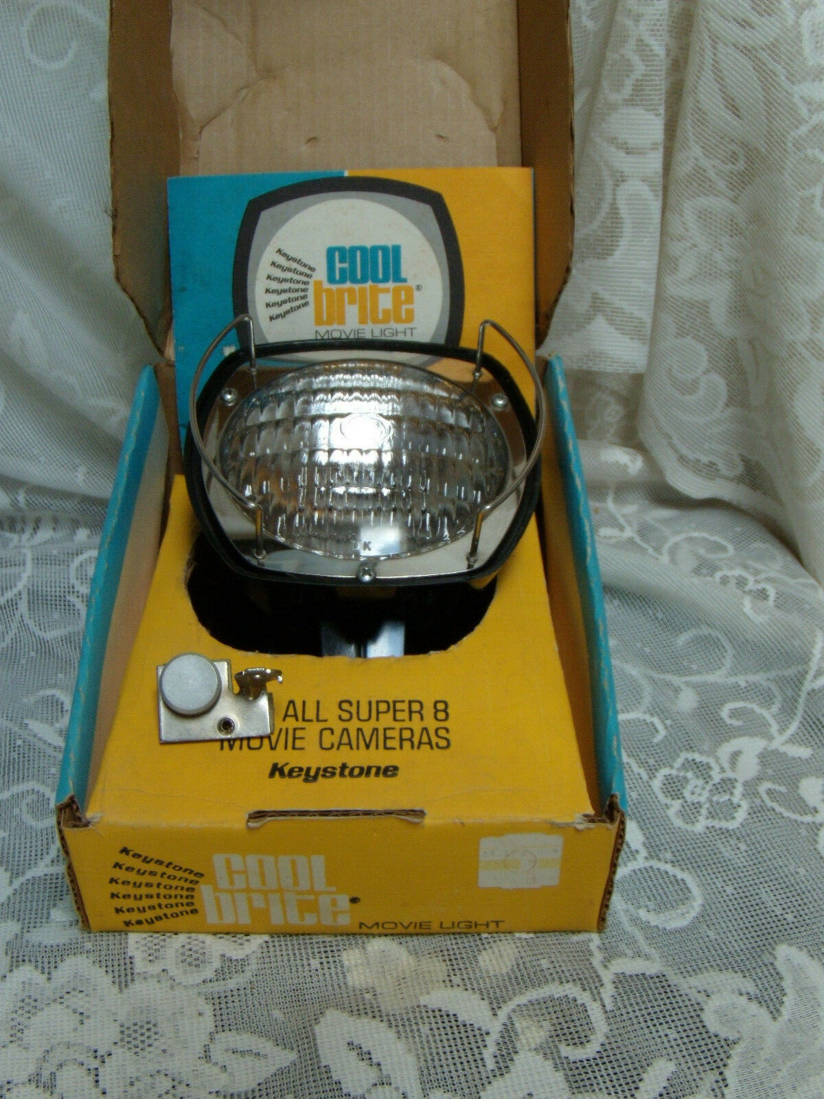Keystone Cool Brite Movie Light, manuel, part, for Super 8 Movie Camera Tested