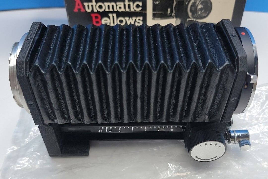Asanuma Magic Automatic Bellows for Minolta Manual Focus Camera. Nice.