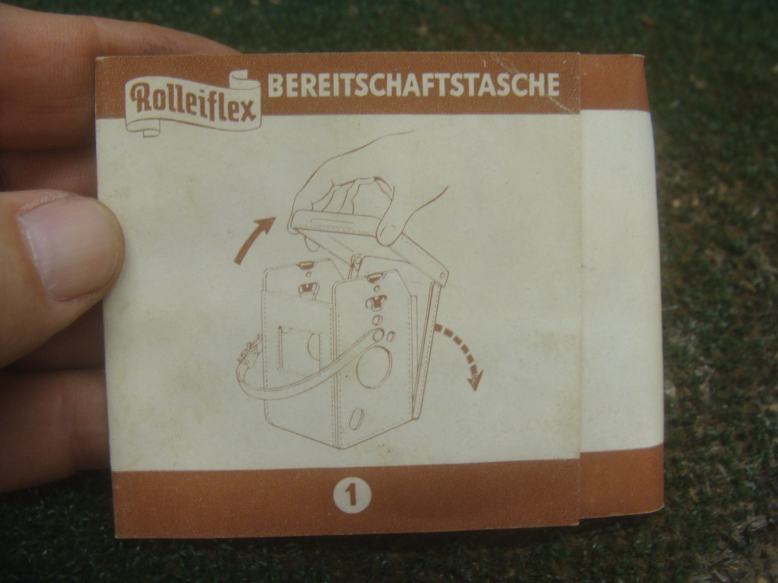 Rare Rolleiflex Empty Box Only For Camera with paperwork – AS SHOWN