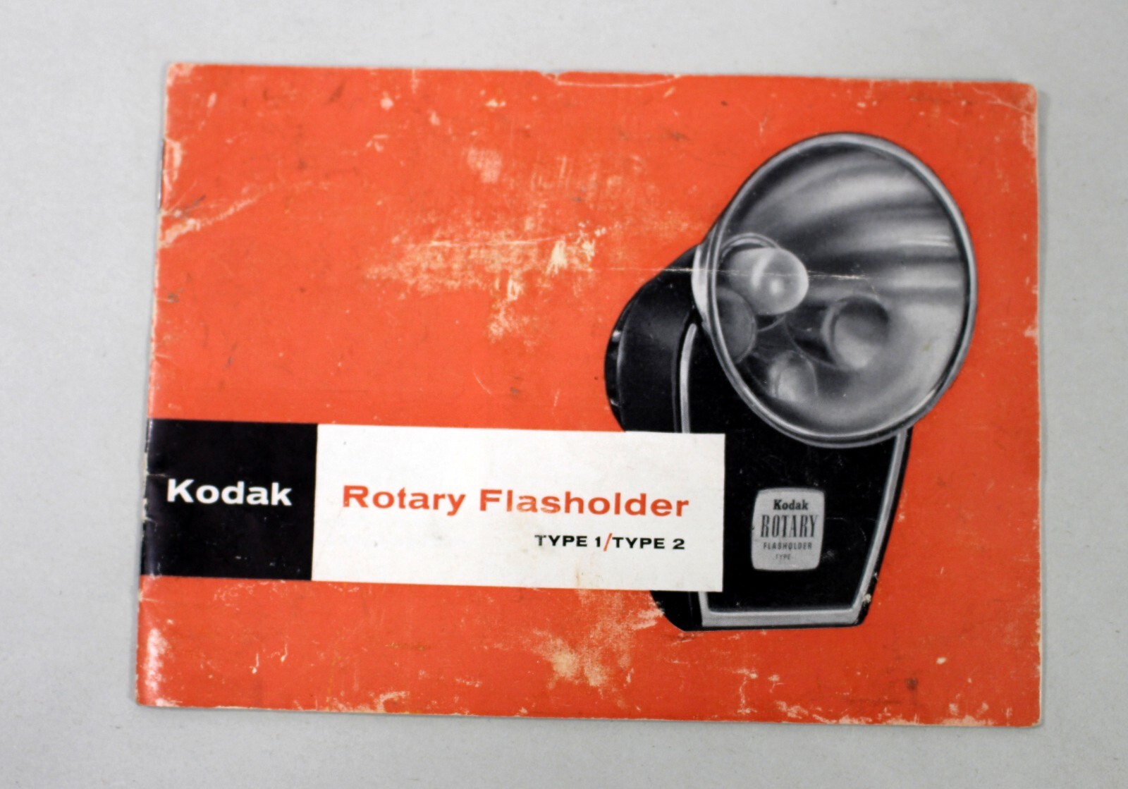 Kodak Rotary Flasholder, Type 2 w/ 2 Flash Bars 7 Bulbs and Bracket