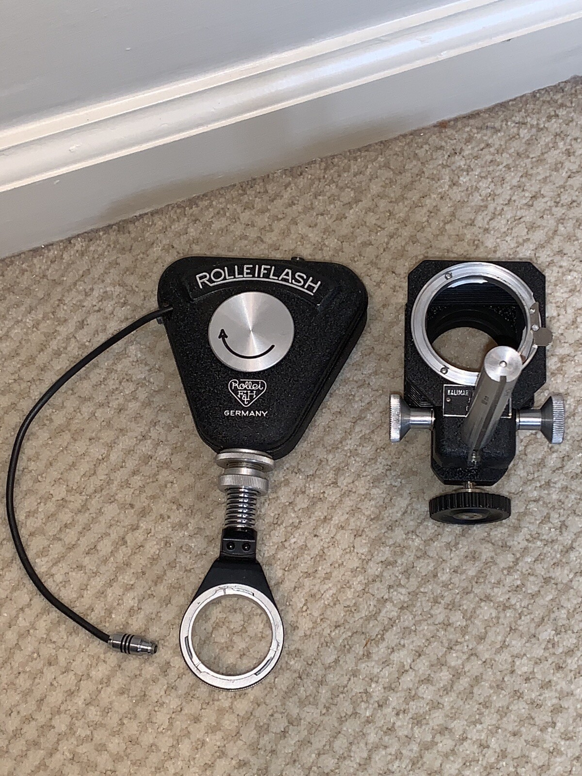 Vintage Kalimar Bellowscope Junior and Rolleiflash Made in Germany