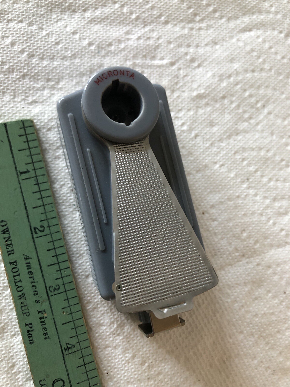 Vintage Micronta Folding Collapsible Flash BC Type Japan Original Leather Case