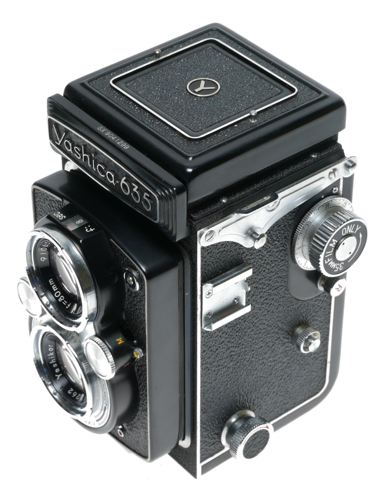 Yashica-635 Dual Format TLR Film Camera Yashikor 3.5/80mm