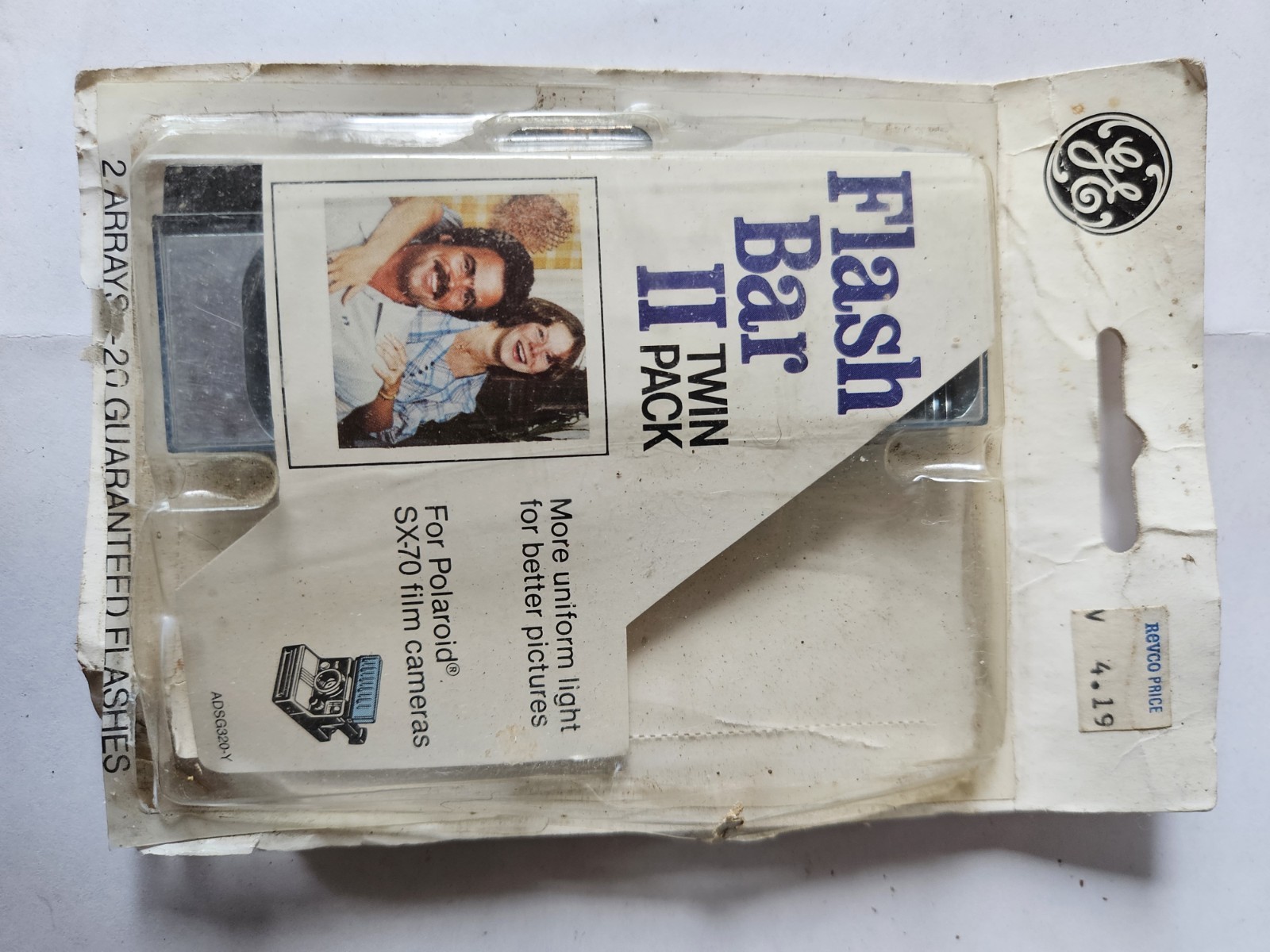 Vintage GE General Electric Flash Bar II Polaroid SX-70 Camera