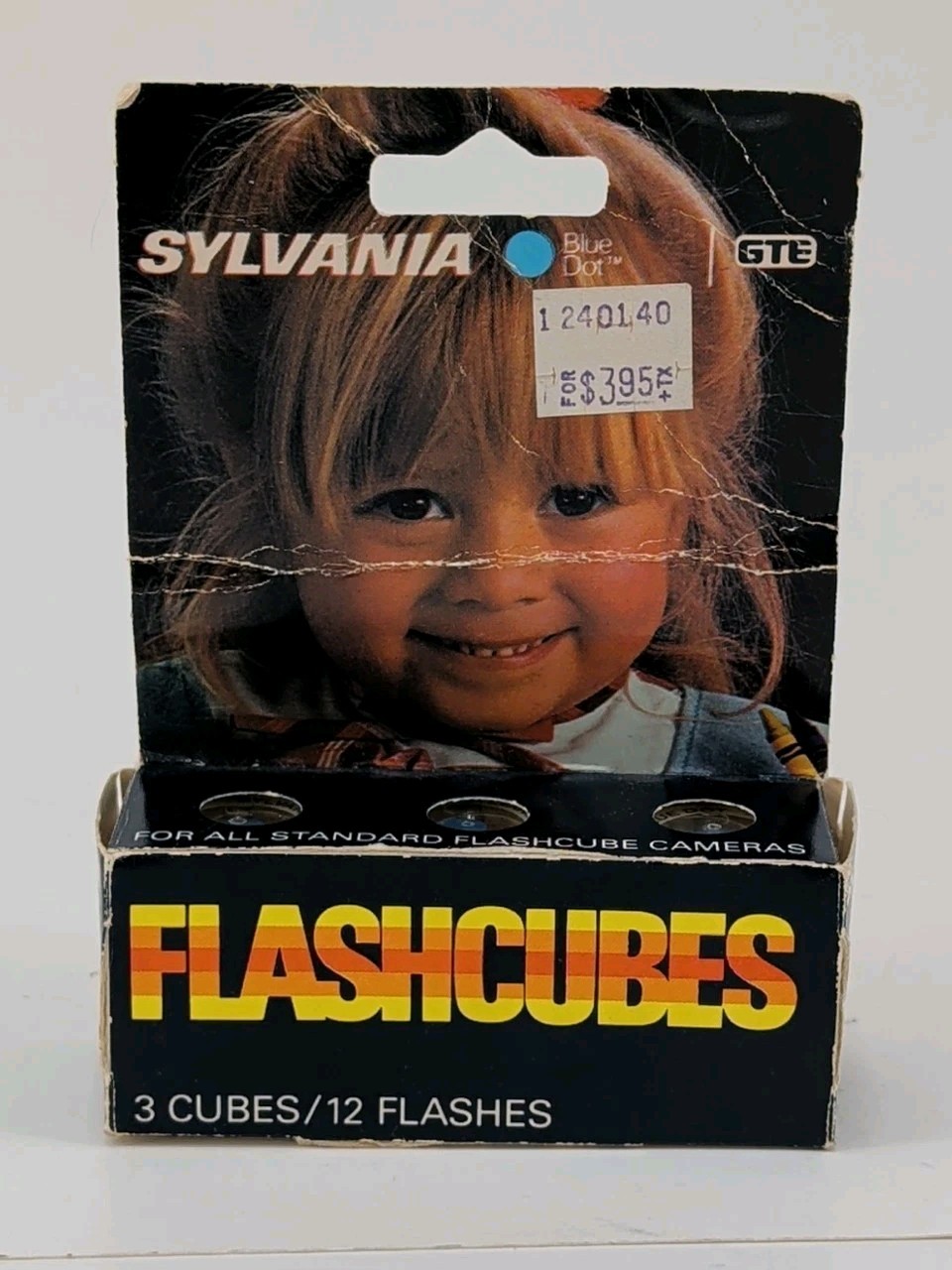 VINTAGE Sylvania Blue Dot Flash Cubes 3 Pack 12 Flashes – Camera Flashcubes NOS