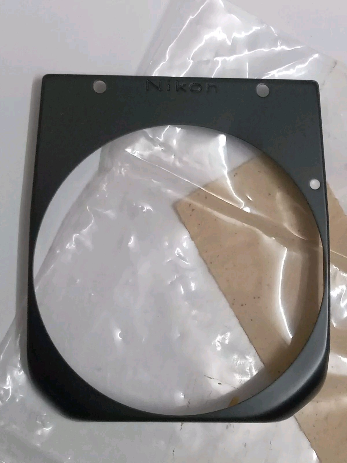 New Old Stock Black Front Bezel For Nikon F 2 , Original Spare Part