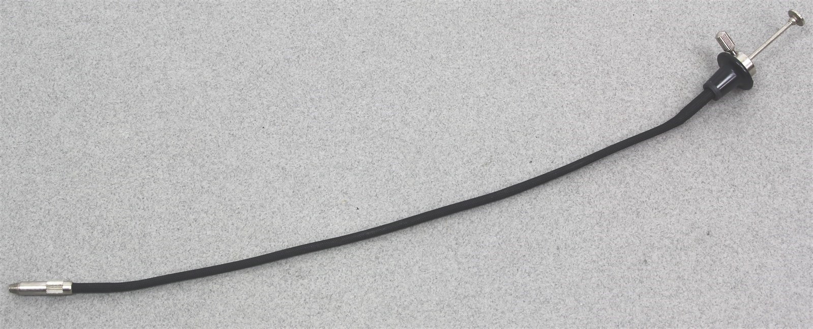 Vintage 10″ Cloth Covered Shutter Cable Release W/Set-Screw Lock Made in GERMANY