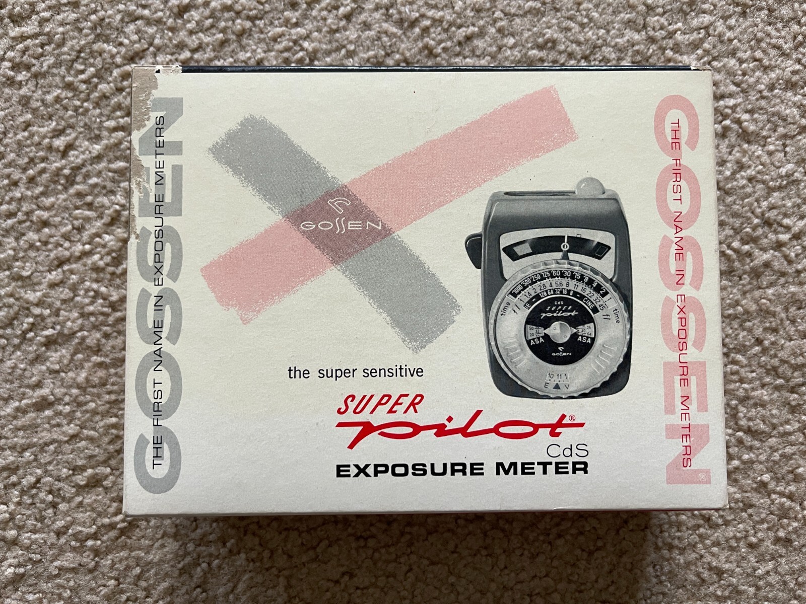 Empty Box for Gossen Super Pilot CdS Exposure Meter