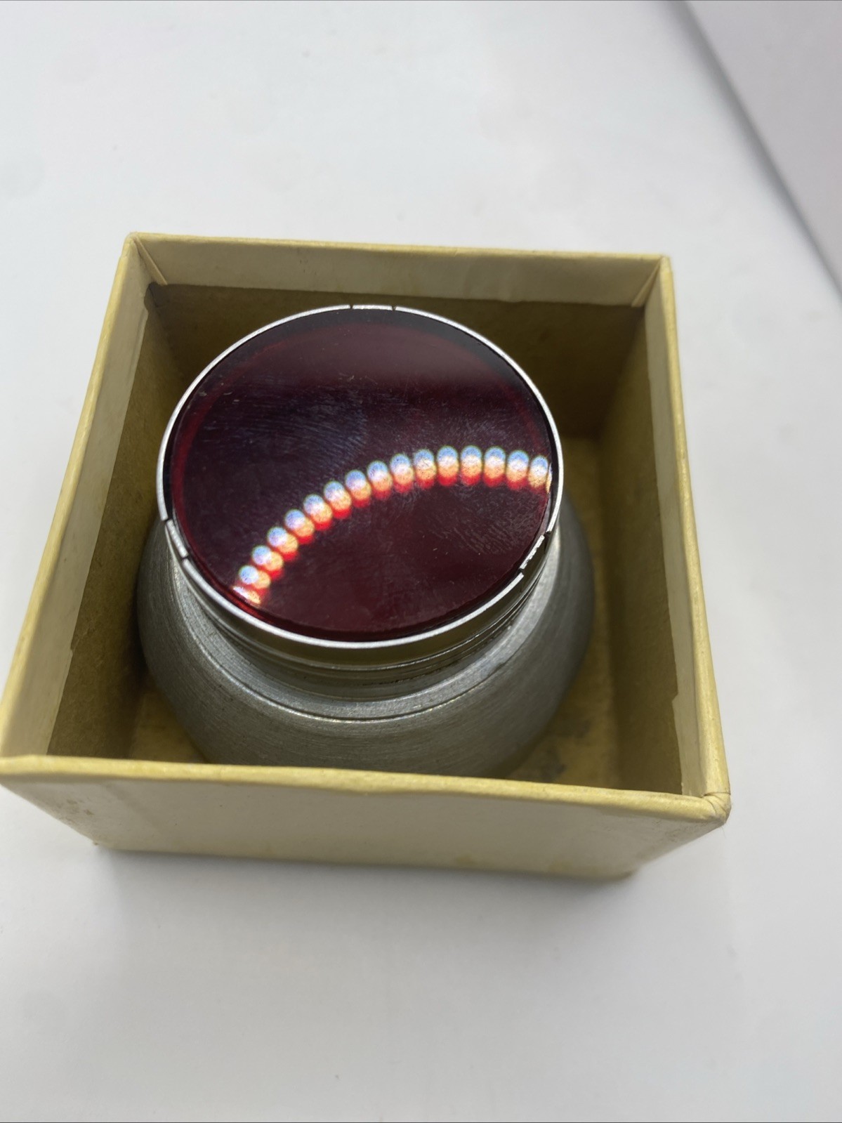 ACTINA Vintage Metal Lens Hood With 28.5mm Combined Push Fit Adapter Ring Boxed