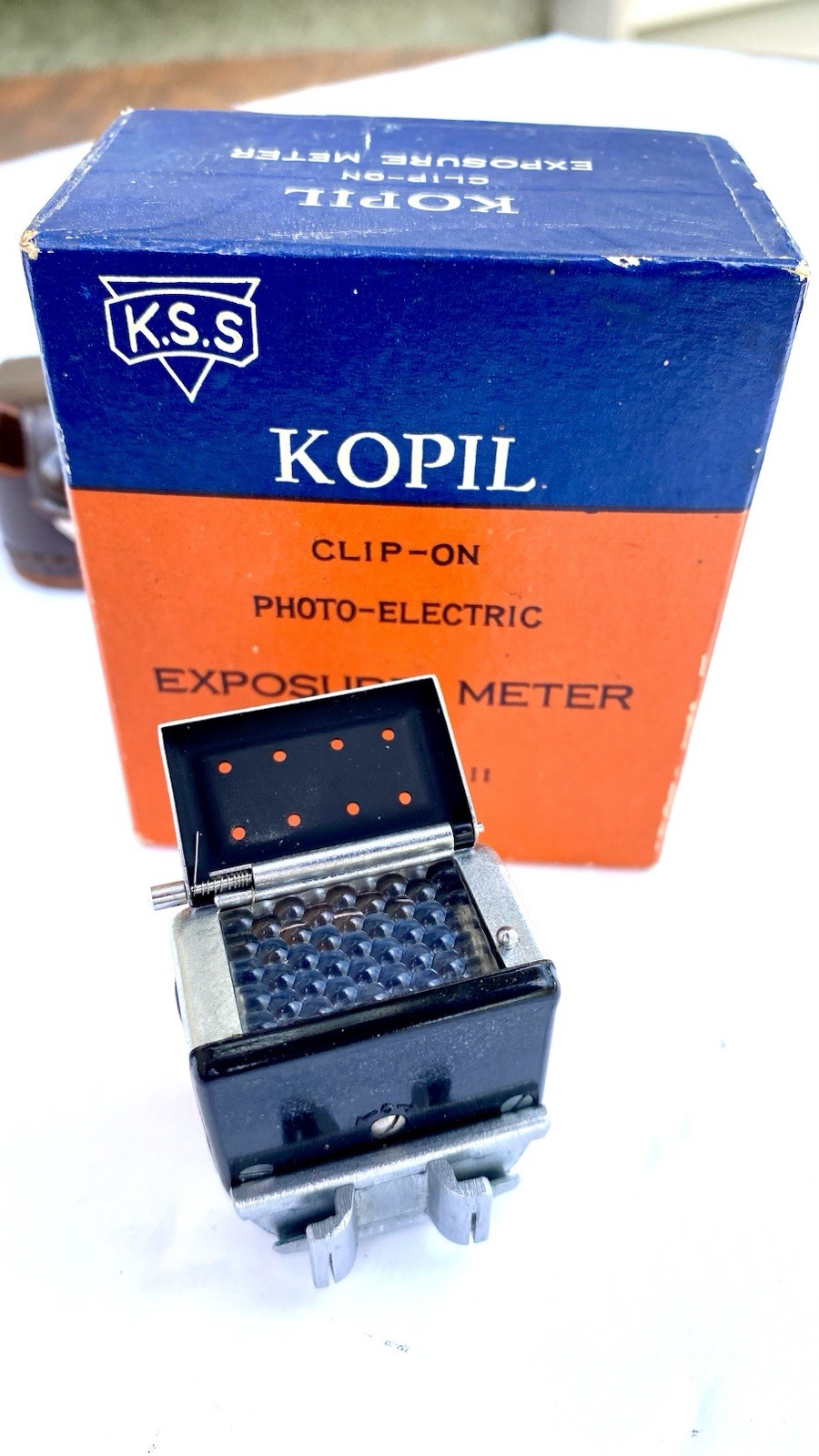 Vintage Kopil Clip-on Photo-electric Exposure Meter for Rangefinder Cameras #2