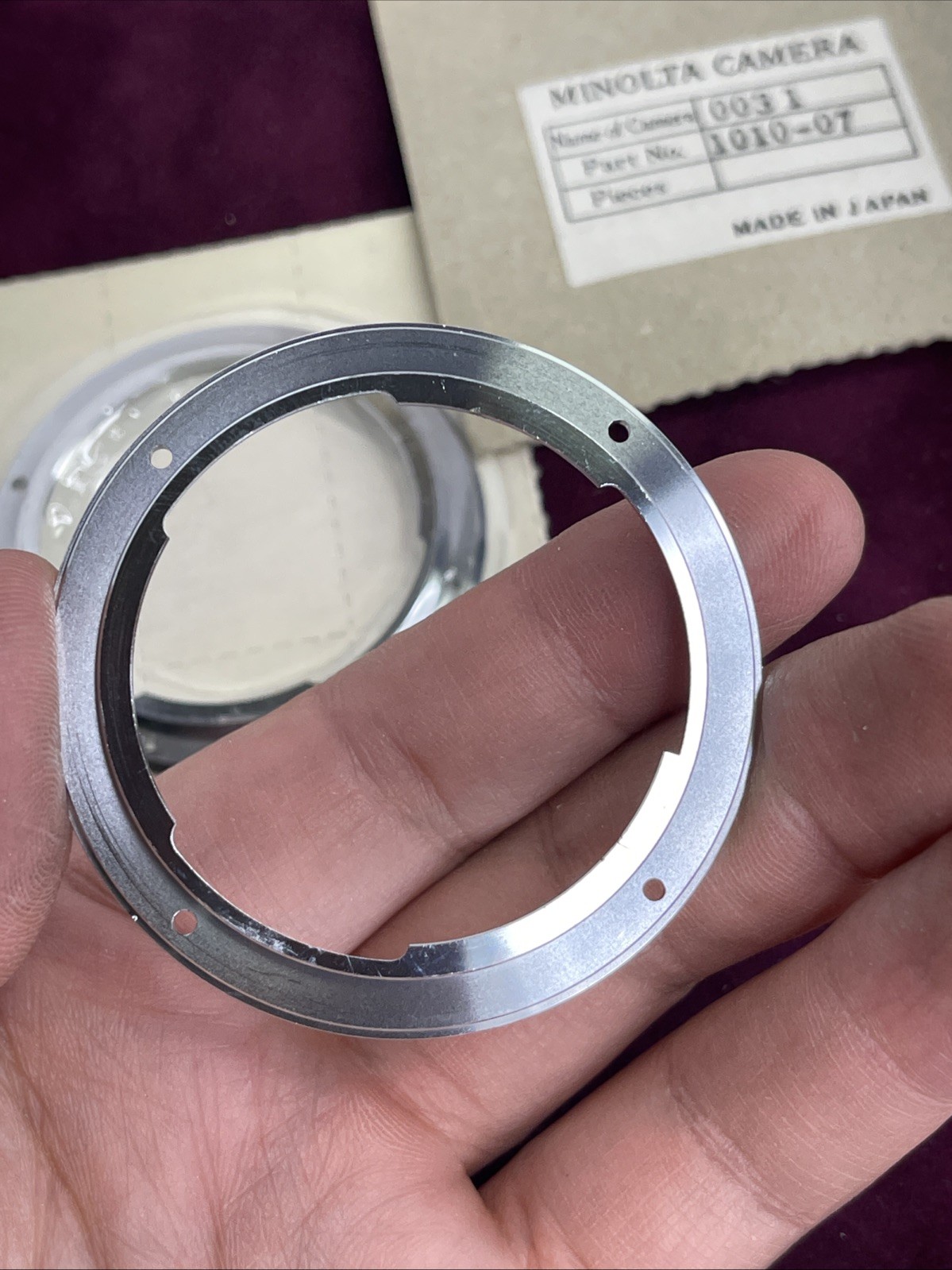 Minolta camera body lens flange for any SR SRT or X & XK cameras USA Seller New