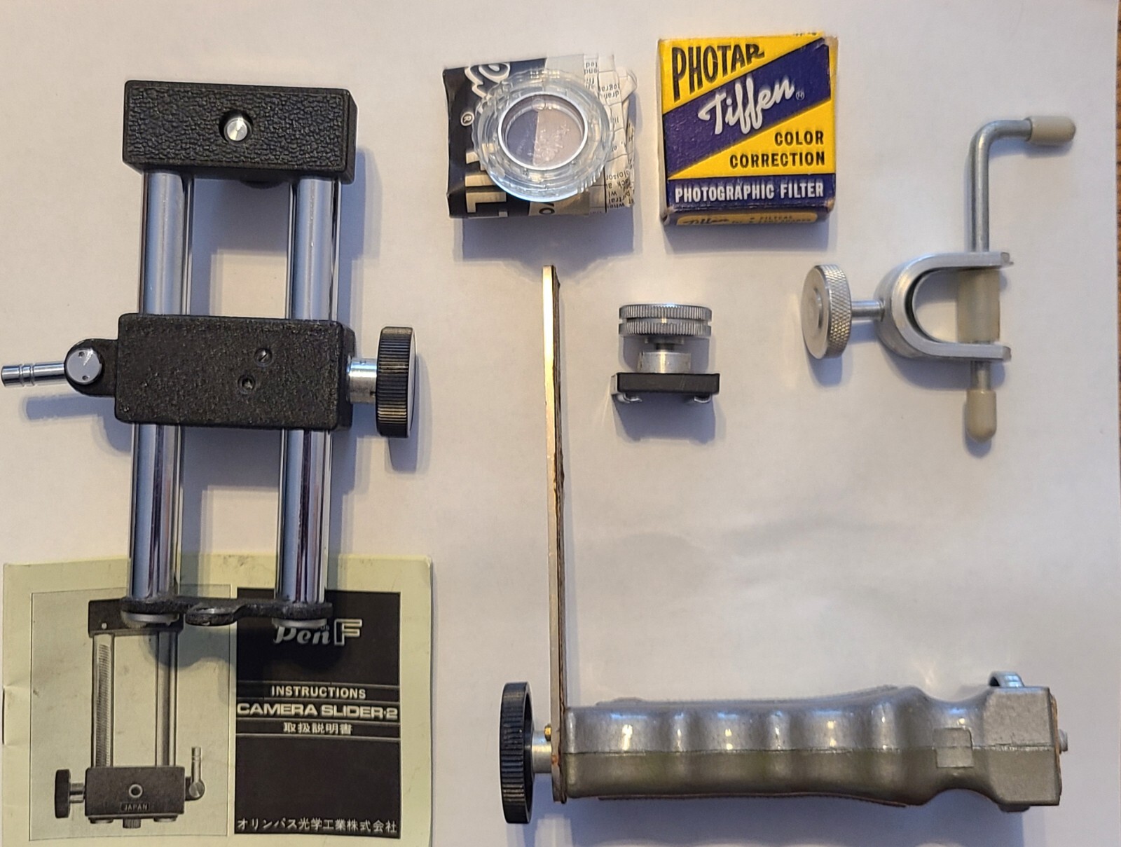 Mixed Lot Of Vintage Camera Accessories Parts