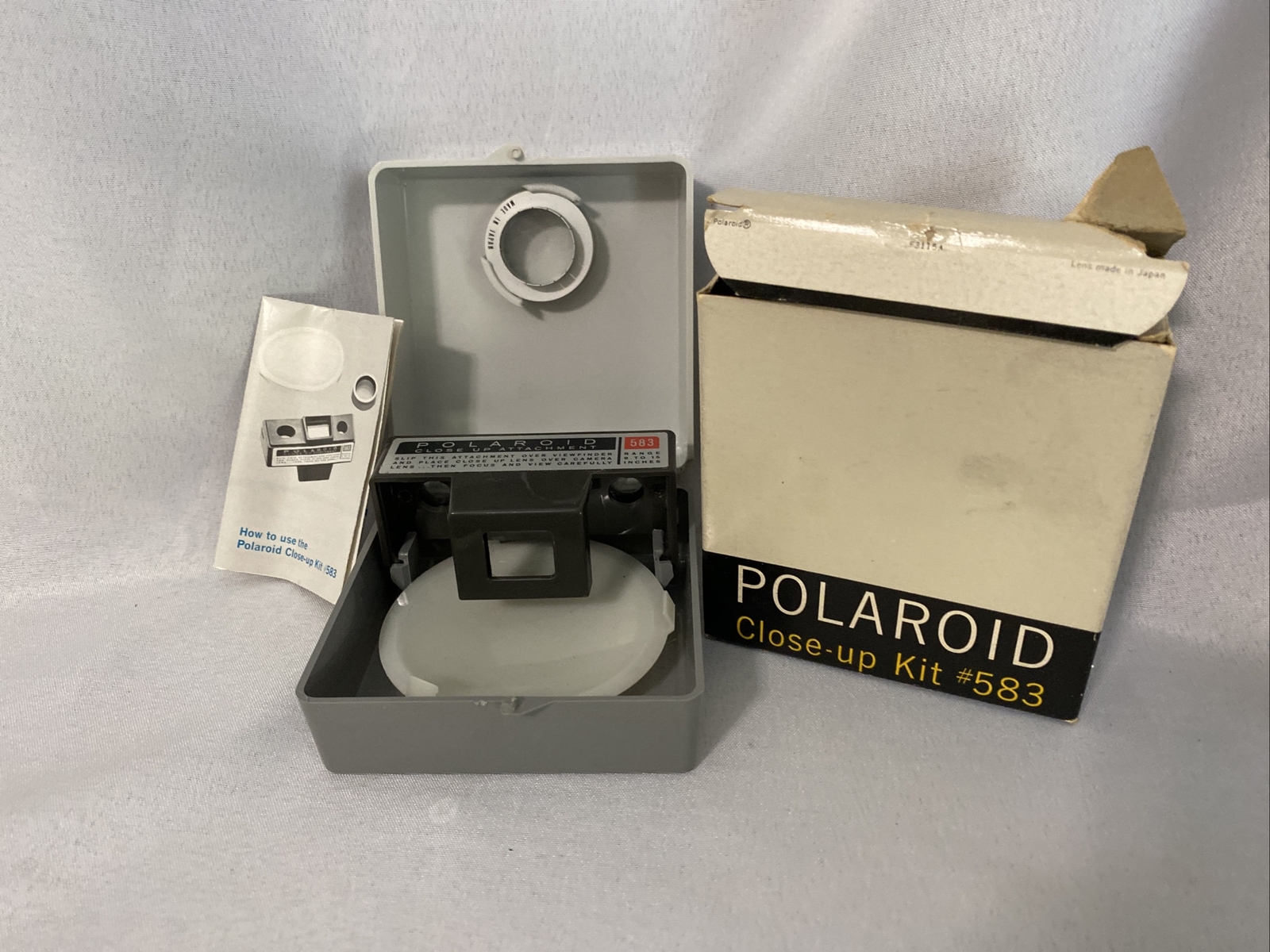Polaroid Close-Up Kit #583A Complete with Case & Instructions