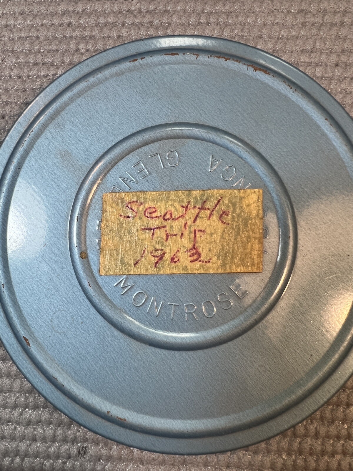 Smith-Victor 8mm Film Reel Carrying Case w 6 reels & 4 w movies from 1960s!
