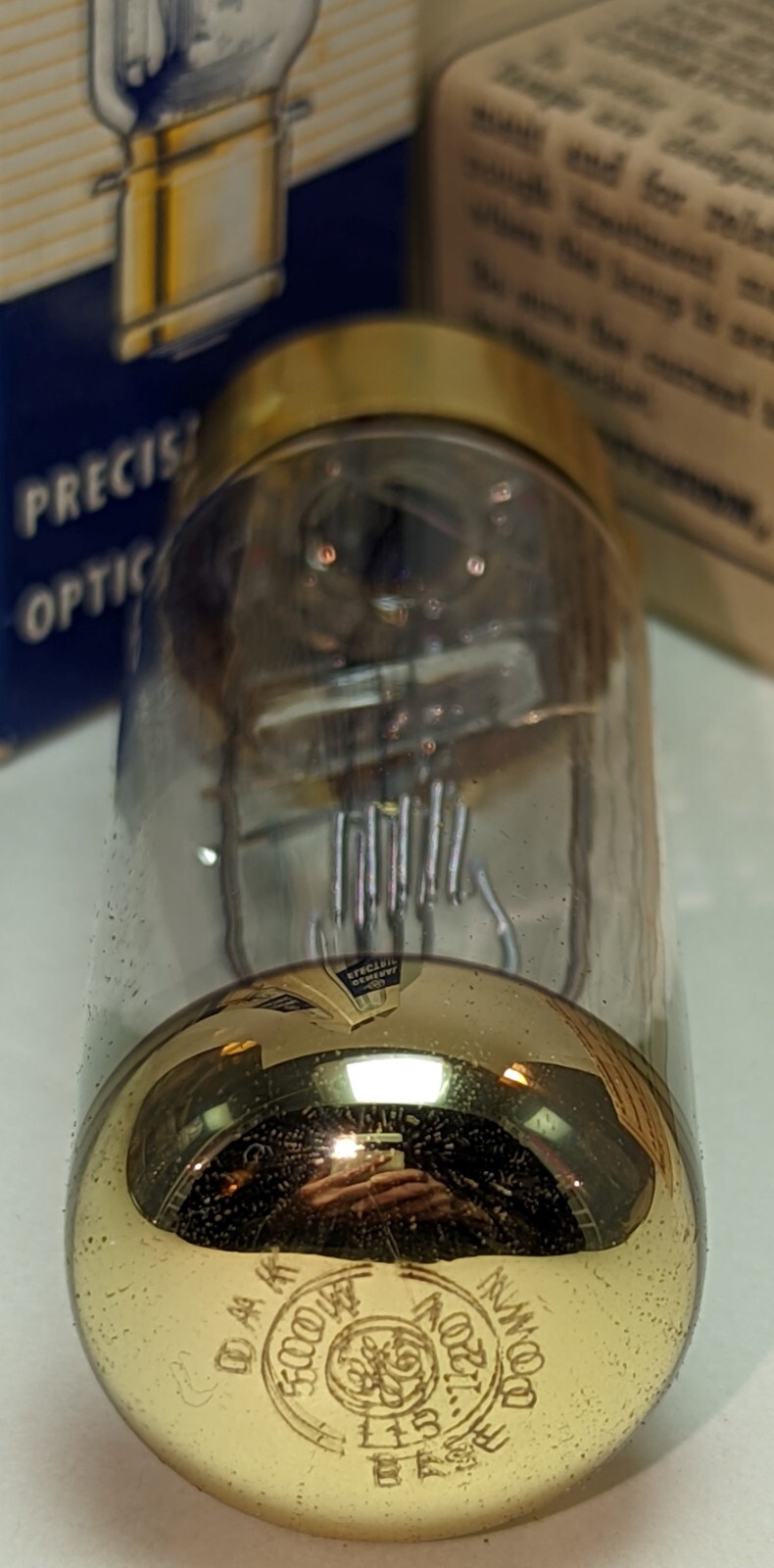 GE Precision Lamp for Optical Devices 500W 115-120v Projection Dak Vintage Cool!