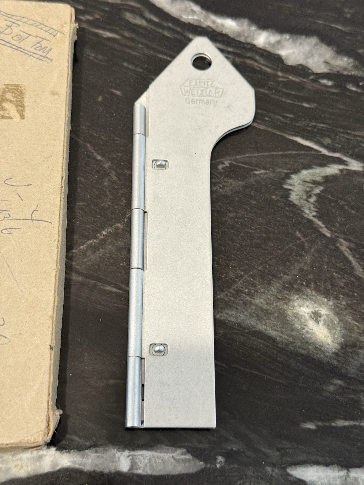 Original Leica Metal Nickel ABLON Leitz Film Leader Trimming Template
