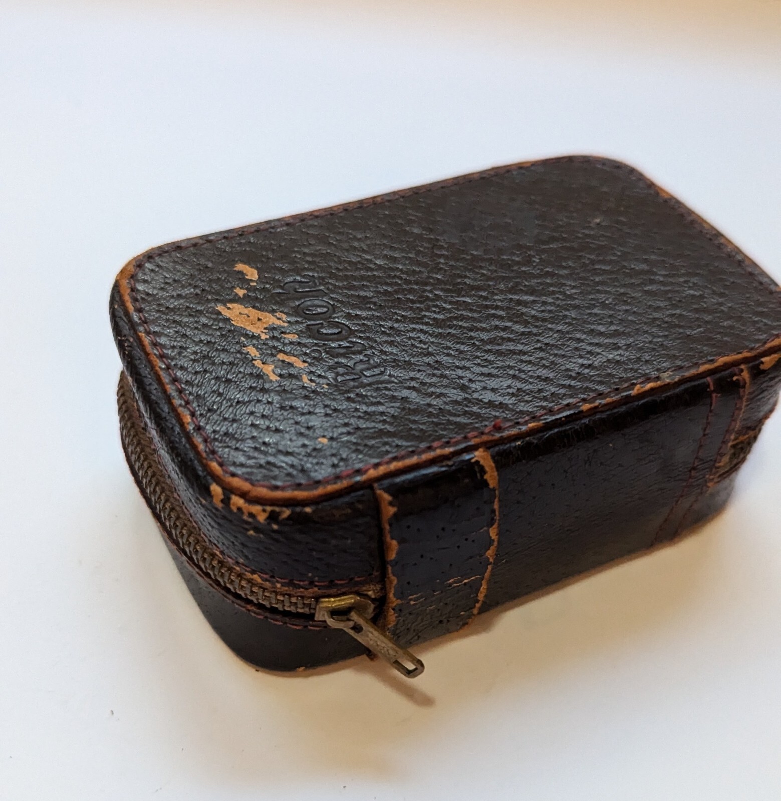 Ricoh Vintage Camera Flash Rectangle Zipper Case. Case Only Small Storage Decor