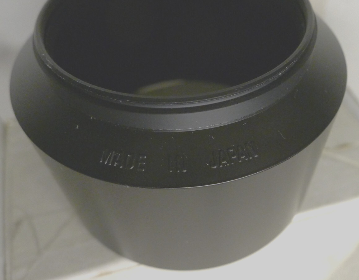 Tamron 58mm Screw On Lens 2″ Plastic Hood +1 End Cap – Made in Japan