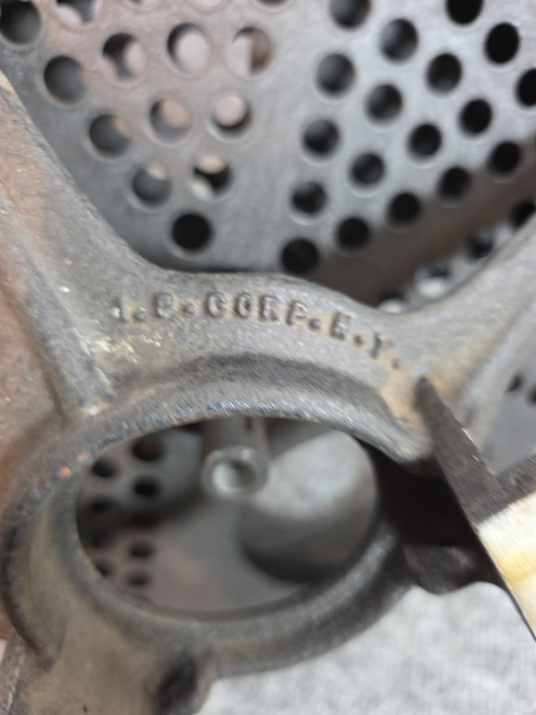 Vtg Simplex Projector Ventilated Flywheel Cooling Disc 1400 D Carbon Arc Vtg #2