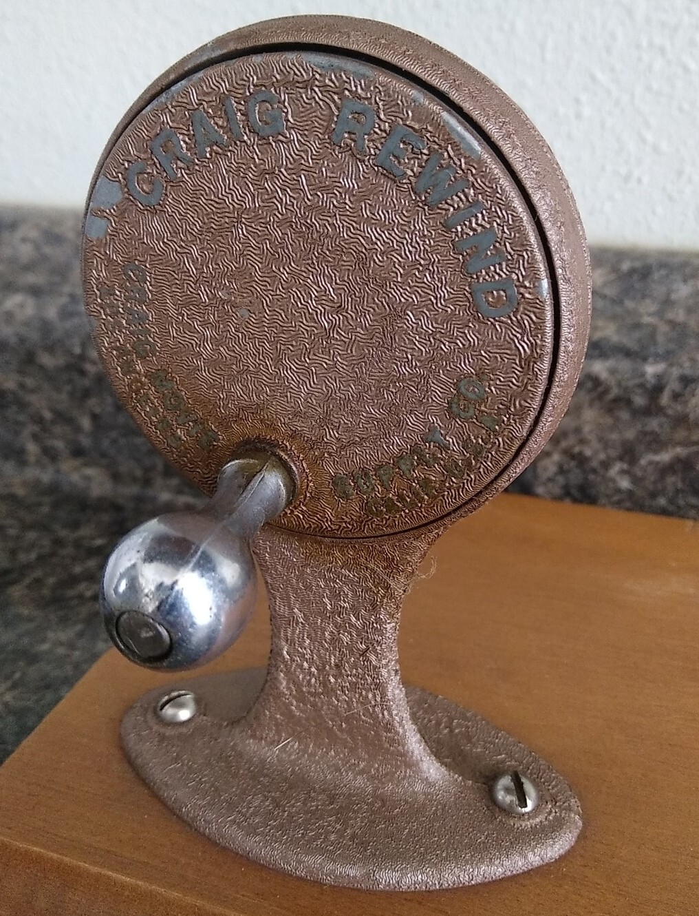 CRAIG JR. SPLICER with 2 CRAIG REWIND SPINDLES and Mounting Board