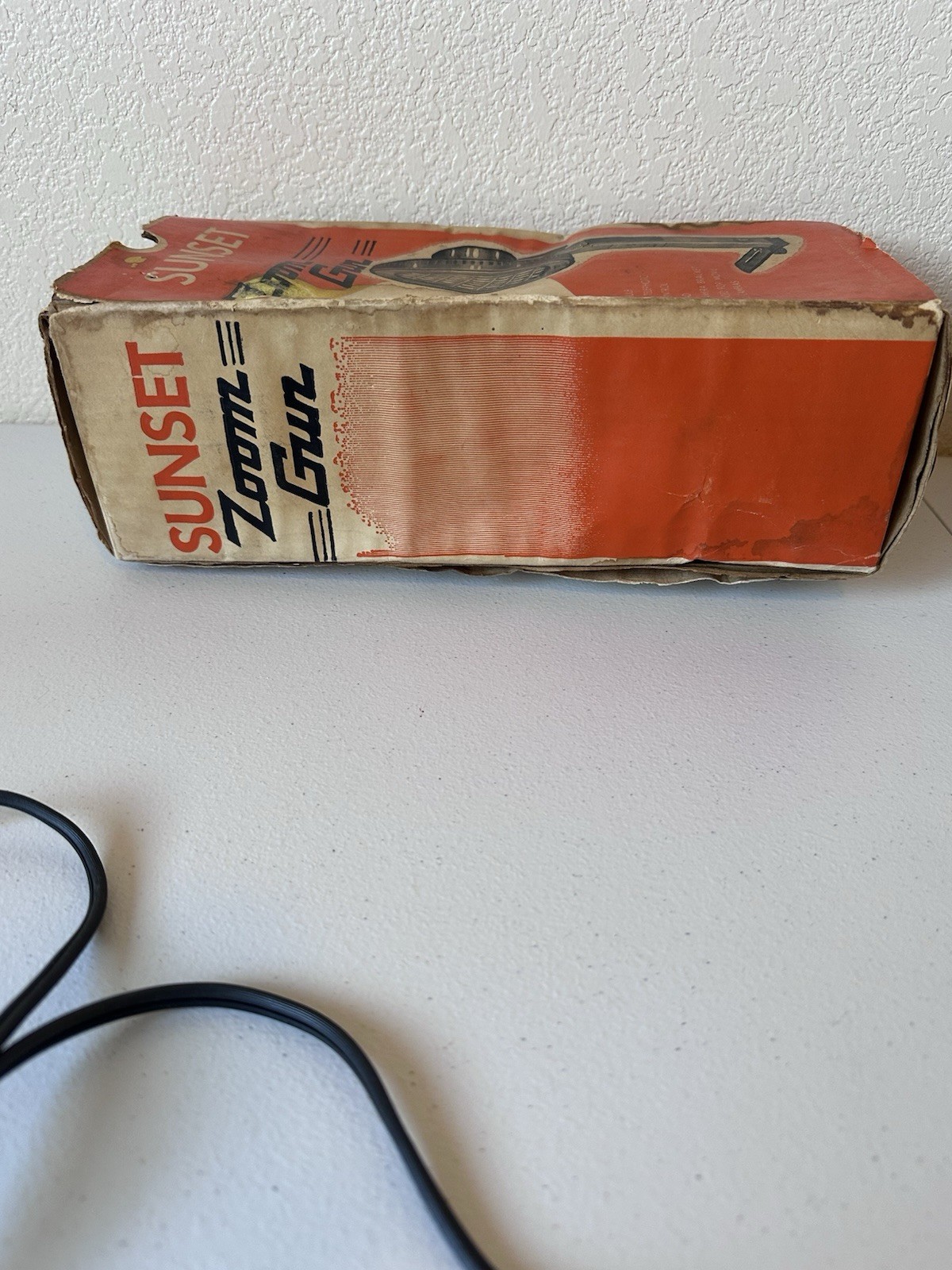 Vintage Sunset Zoom Gun 650W Super Bright Photo Light Original Box Working Paper