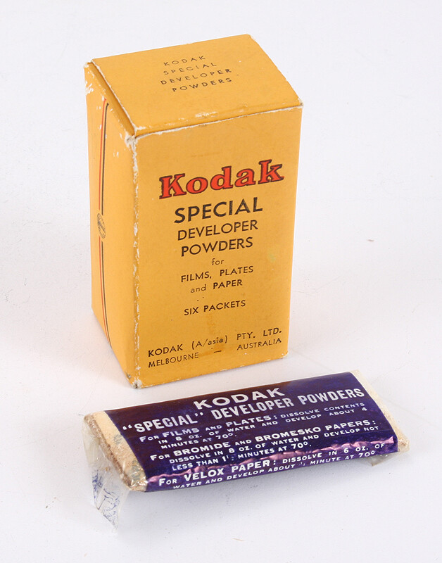 KODAK AUSTRALASIA SPECIAL DEVELOPER POWDERS FOR FILMS PLATES & PAPER/cks/207746