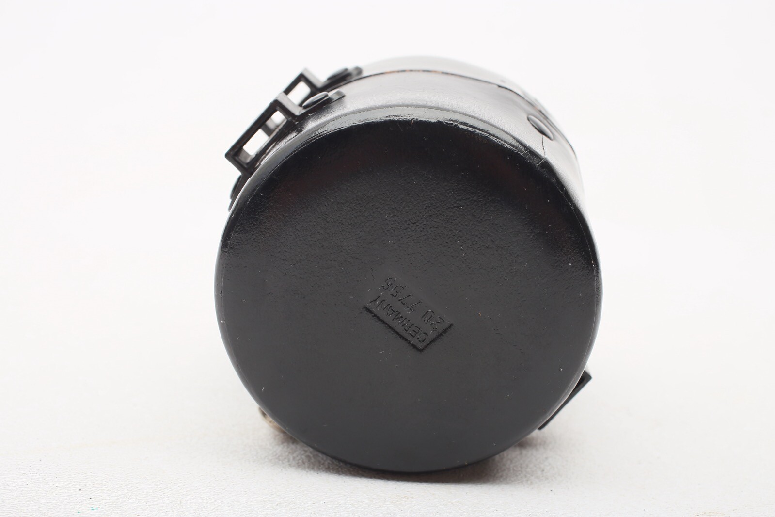 Zeiss Contarex Lens Case model 20.7756 Black Leather w/ inner rear Cap Case+NICE