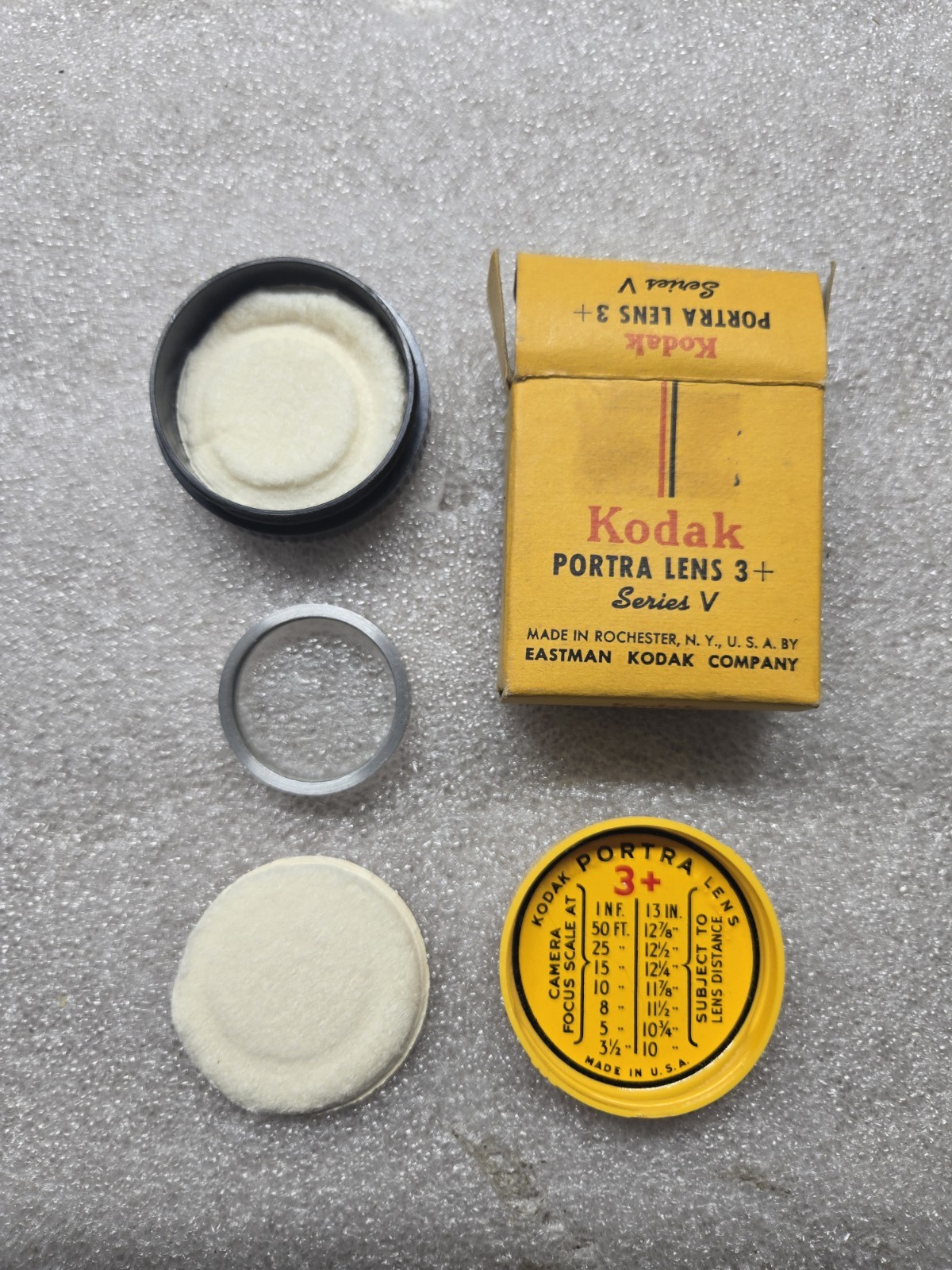 Vintage Kodak Portra Lens 3+ Series V in Original Box