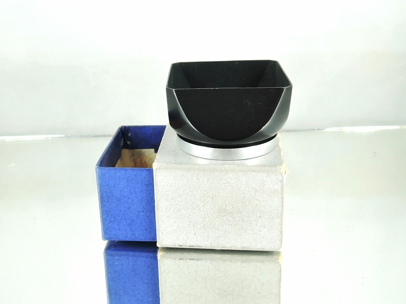 Shade hood Flexaret Meopta square bayonet B40 metal + Genuine box very nice