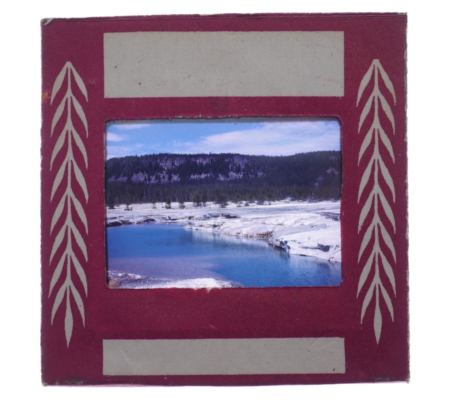 12 Slides Leica Slide Binders Yellowstone Mount Rushmore vintage 1950s?