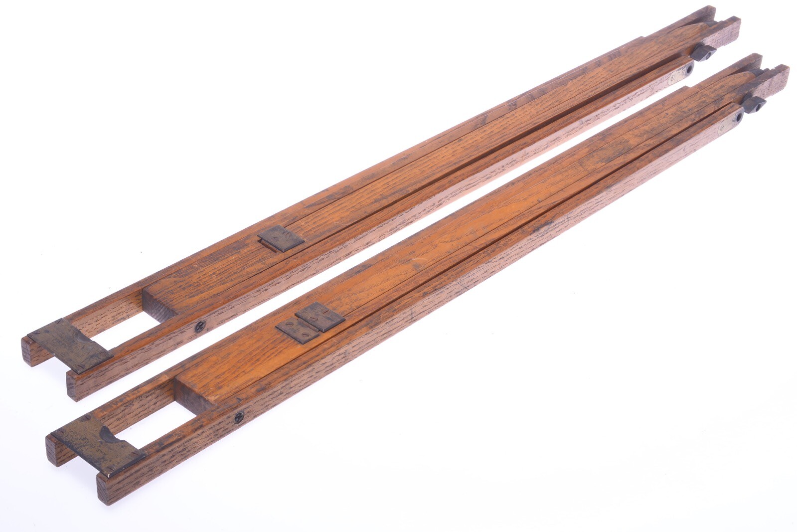 ✅ ANTIQUE WOOD TRIPOD 147CM, 57.87″ THORNTON? ROSS? LANCASTER? FIELD CAMERAS