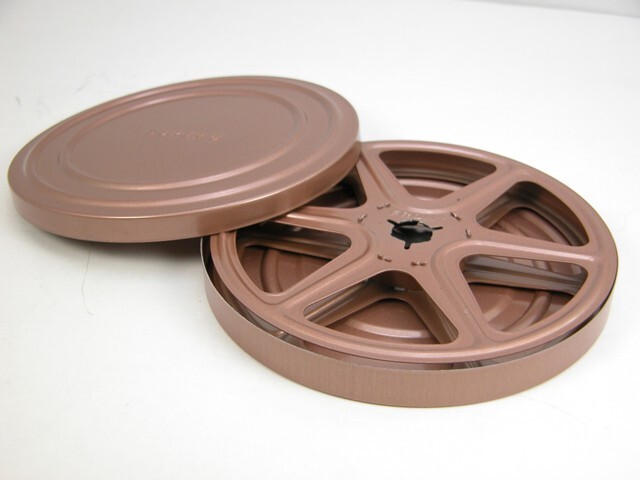 New 200 Foot Super-8 METAL FILM REEL With Film Can